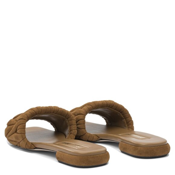 Miu Miu Matelassé Suede Sandals IT 39 Women - Picture 4 of 5